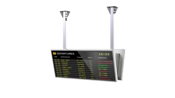 LPRM-PIS-34-D 34 Inch Premium Dual-Screen PIS Display LPRM-PIS-34-D