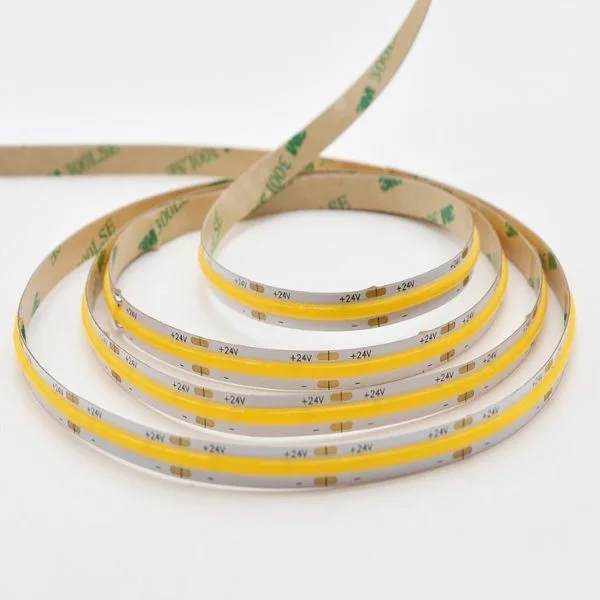LS-480-24V-5M-8MM-PW - LBY SQ480LC1-08 Pure White COB LED Strip — LS-480-24V-5M-8MM-PW