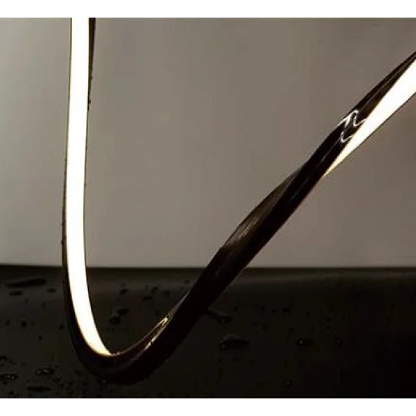 NF-DUA-24V-5M-16X16MM-27K-BK 24V 9.6W 2700K IP67 Black Neon Flex — NF-DUA-24V-5M-16X16MM-27K-BK