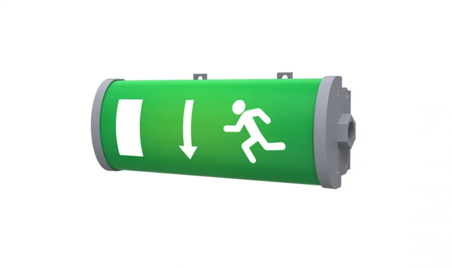 20W Explosion Proof Exit Lighting - Zone 1 Zone 21 - Voltage 100V-277V — CESP-EX-LN-02P-256