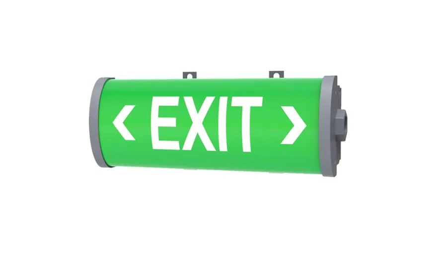 5W Explosion Proof Exit Light - Zone 1 Zone 21 - 180 mins Battery Backup — CESP-EX-263