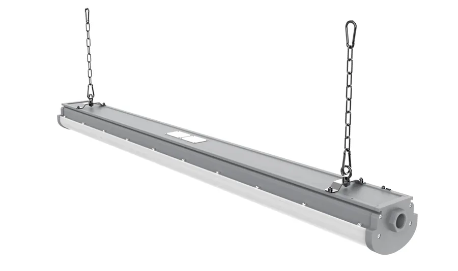 Explosion Proof LED Linear Light - 3ft 4ft - Zone 1 - Pendant Chain Mount — CESP-EX-LN-02P-164