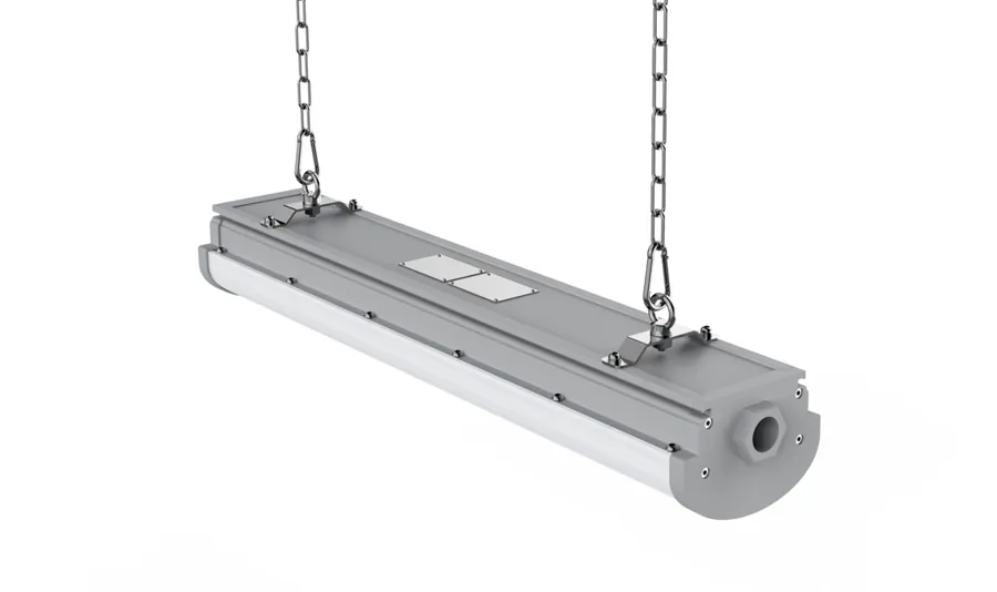 Explosion Proof LED Tube Replacement - 1ft 2ft - Zone1 - Pendant Chain Mount — CESP-EX-LN-02P-165