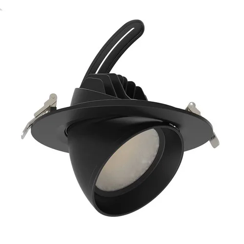 BLACK DUAL WATTAGE 30W/38W ROUND SHOP LIGHT (TC) PS-EG-0415