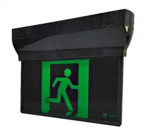SM BLADE TYPE LED EXIT LIGHT (2003BK) — PS-EG-0720