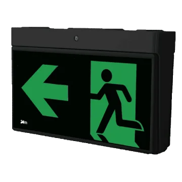 SURFACE MOUNT LED EXIT LIGHT (2001BK) PS-EG-0729