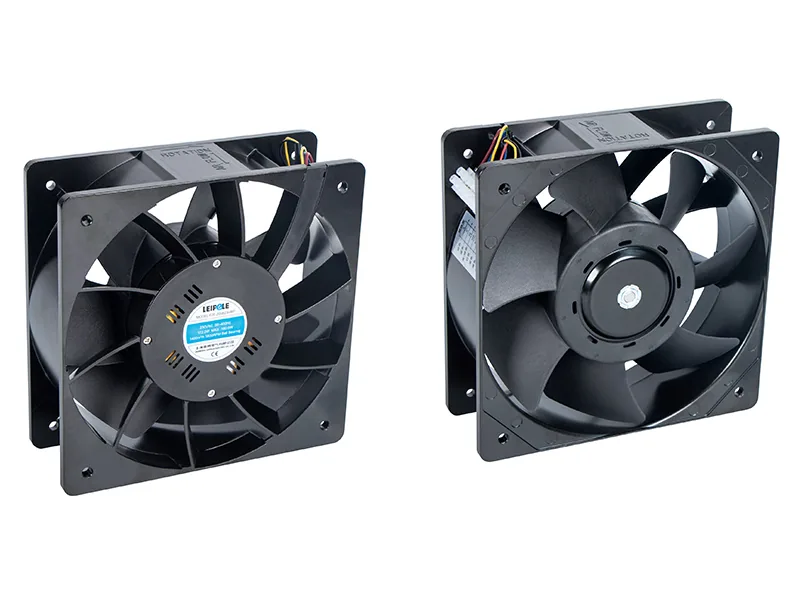 LEIPOLE F2E-205B23HRP EC Axial Fan, 206.4×206.4×72mm, Ball Bearing, RD+PWM, Cabinet Cooling LP-F2E-205B23HRP