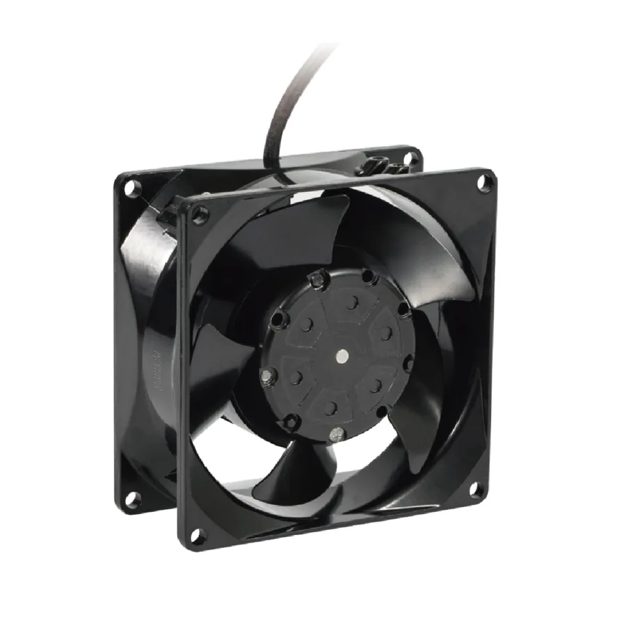 LEIPOLE F2E-90B-230-B 92x92mm Series Axial Cooling Fan, Ball Bearing, 230V — LP-F2E-90B-230-B