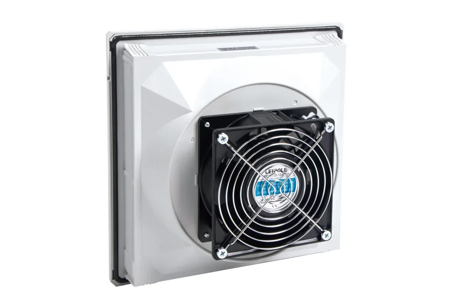 LEIPOLE FKL5525-120.115 Enclosure Fan Filter, IP54/55, 115V, 224x224mm Cut-out — LP-FKL5525-120.115