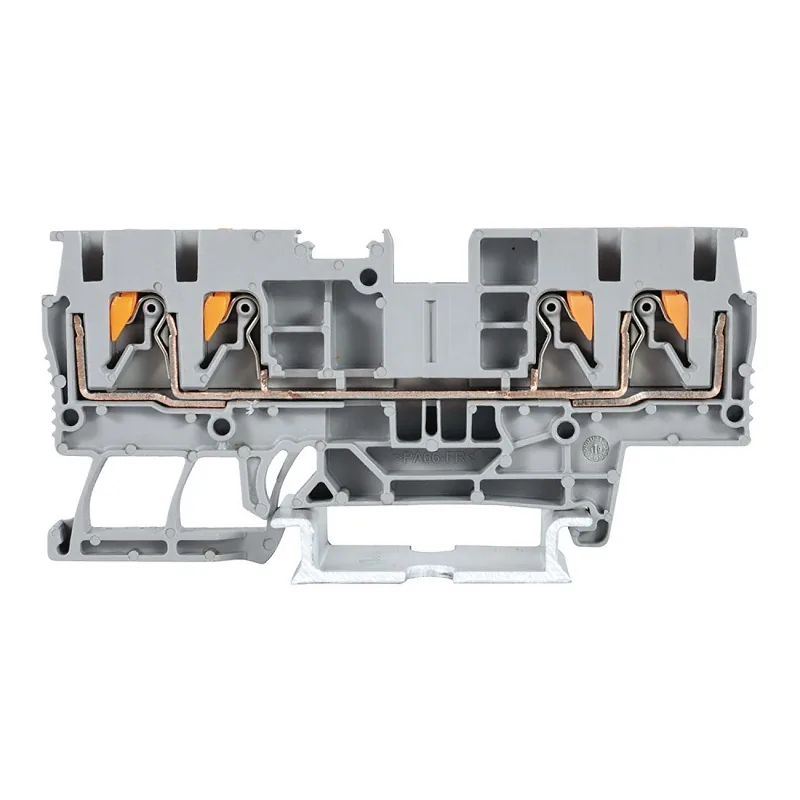 LEIPOLE JPT 4-QU/JPT 4-QU-BU Feed-through Terminal Block 38A 800V Industrial Wiring LP-JPT-4-QU/JPT-4-QU-BU