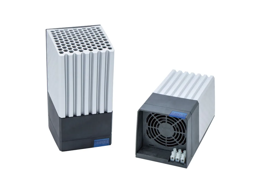 LEIPOLE JRQ400 PTC Fan Heater, 400W, IP20, DIN Rail Mount, Anti-Condensation — LP-JRQ400