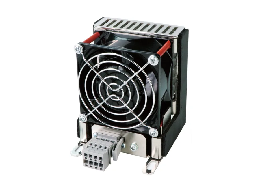 LEIPOLE JRQFM300BAP PTC Fan Heater, 300W, IP20, DIN Rail / Screw Mount, Anti-Condensation — LP-JRQFM300BAP