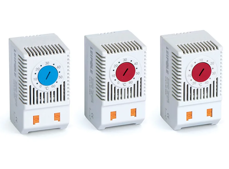 LEIPOLE JSK0010R Mechanical Thermostat, Normally Closed, IP20, DIN Rail Mount for Enclosure Heater Control LP-JSK0010R