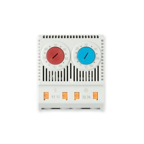 LEIPOLE JSK0012 Double Thermostat, IP20, DIN Rail Mount — LP-JSK0012
