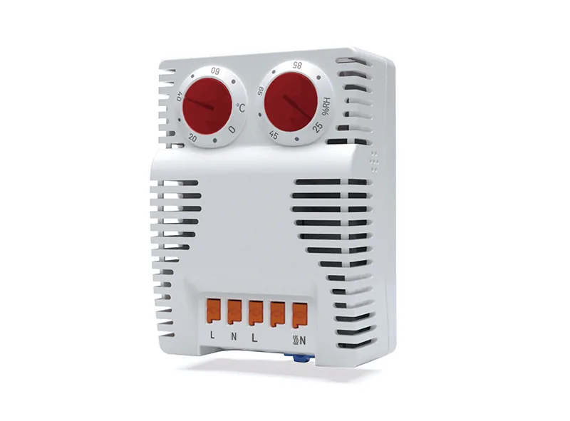 LEIPOLE JSK0014 Dual Temperature & Humidity Controller, IP20, DIN Rail Mount, Enclosure Climate Control LP-JSK-0014