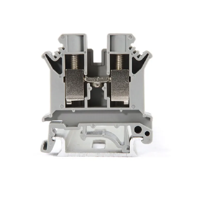 LEIPOLE JUK 10N / JUK 10N-BU DIN Rail Screw Terminal Block, Industrial Wiring Connector LP-JUK-10N/JUK-10N-BU