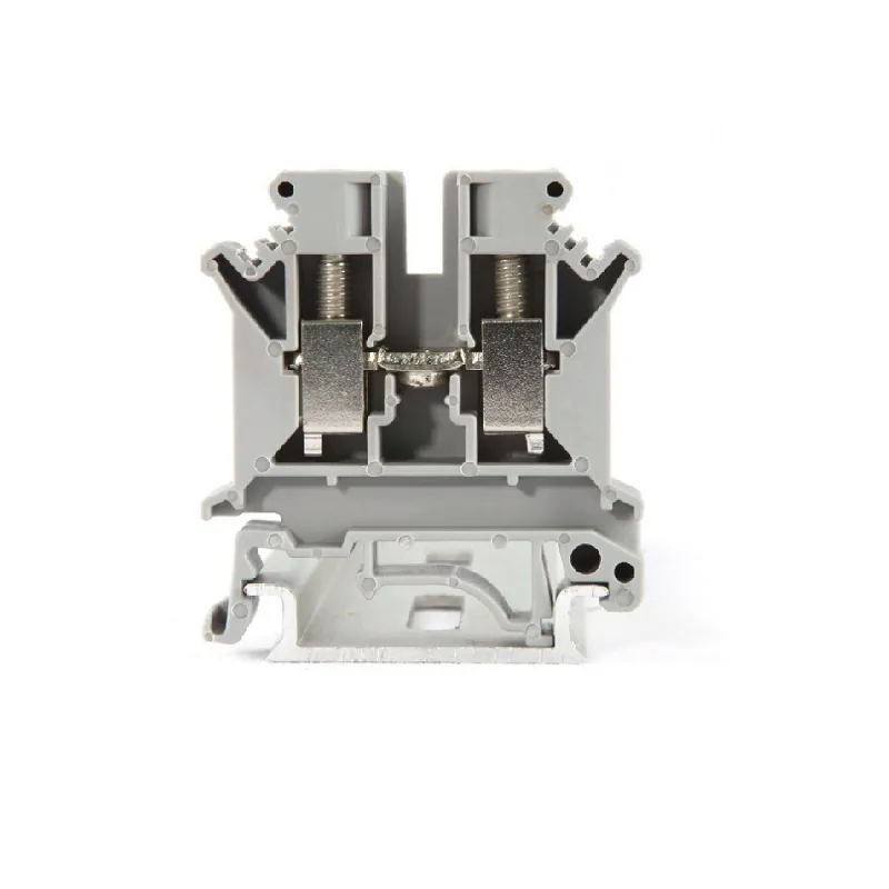 LEIPOLE JUK 6N / JUK 6N-BU DIN Rail Screw Terminal Block, Low Voltage Electrical Connection Terminal LP-JUK-6N/JUK-6N-BU