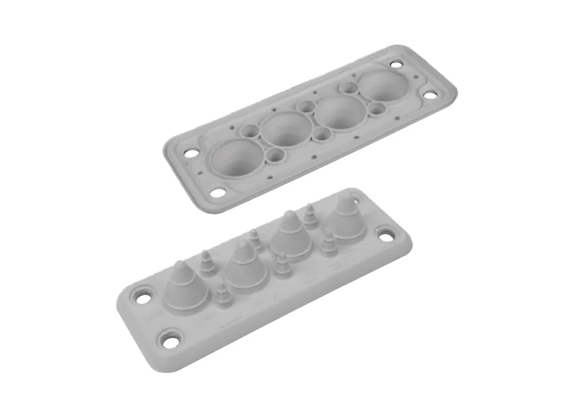 LEIPOLE MB 4/10 Cable Entry Plate IP54 UL94 V-0 Multi-Cable Sealed Wiring Plate LP-MB-4/10