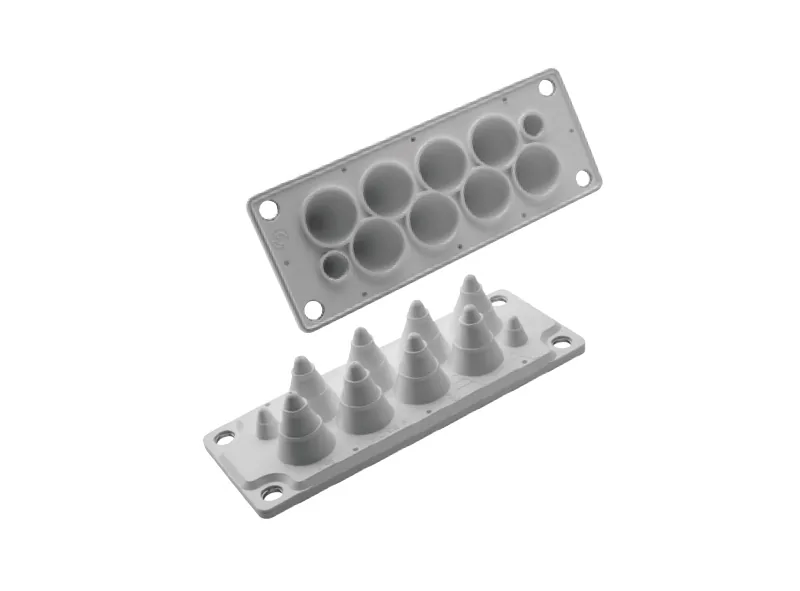 LEIPOLE MC 10 Cable Entry Plate IP55 UL94 V-0 Multi-Cable Sealed Wiring Plate LP-MC-10