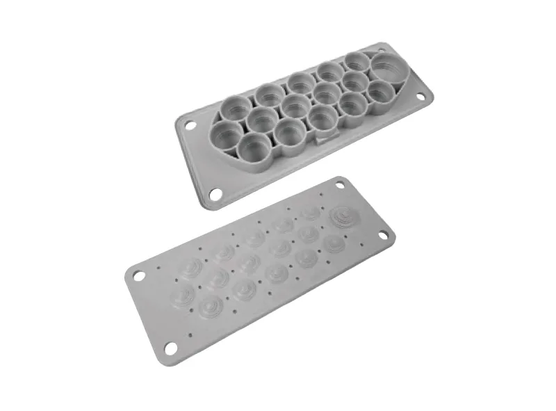 LEIPOLE MC 16 Cable Entry Plate IP54 UL94 V-0 Multi-Cable Sealed Wiring Plate LP-MC-16