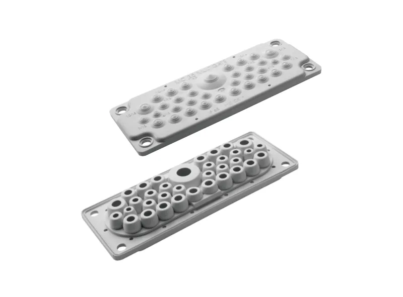 LEIPOLE MC 35 Cable Entry Plate IP65 UL94 V-0 Multi-Cable Sealed Wiring Plate LP-MC-35
