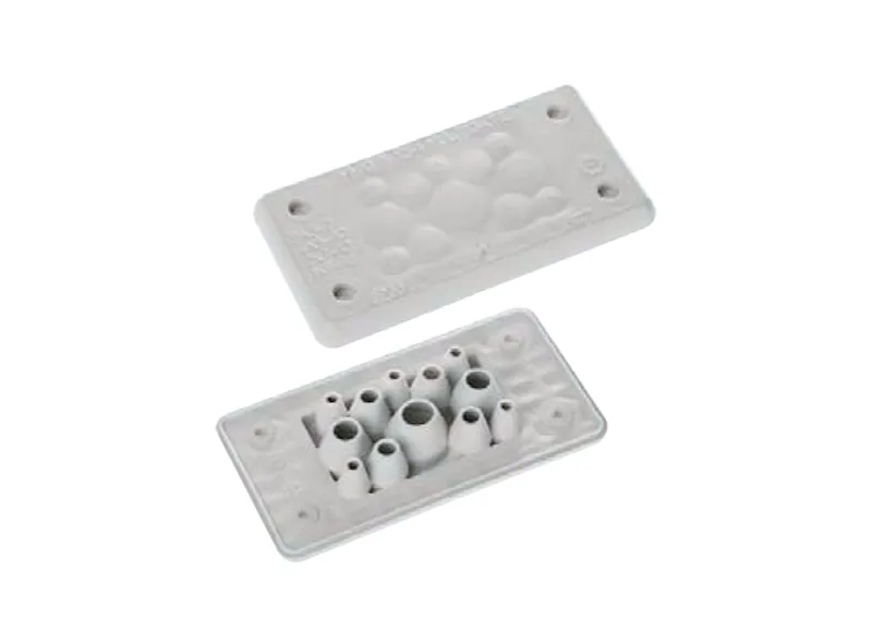 LEIPOLE MH10 F 12-1 Cable Entry Plate IP66 UL94 V-0 for Enclosures LP-MH10-F-12-1
