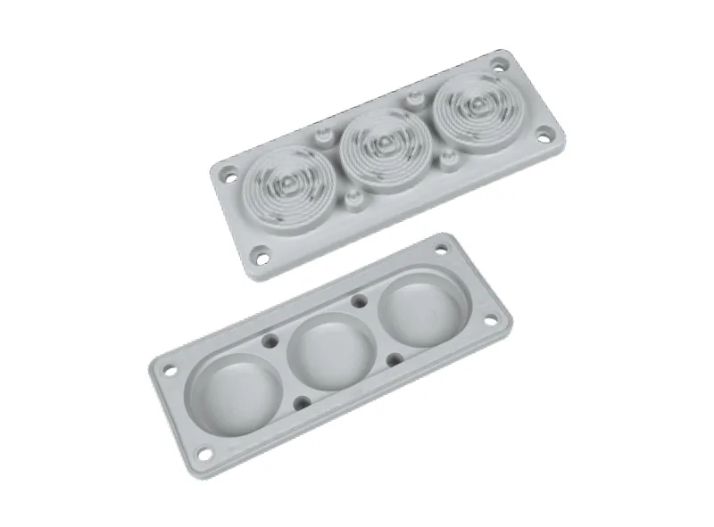 LEIPOLE RMC 3 Cable Entry Plate UL94 V-0 Multi-Cable Sealed Wiring Plate LP-RMC-3