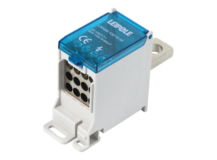 LEIPOLE UKK6G-100/10-35/12X10 Switch Terminal Block 10-35mm² Power Distribution LP-UKK6G-100/10-35/12-10