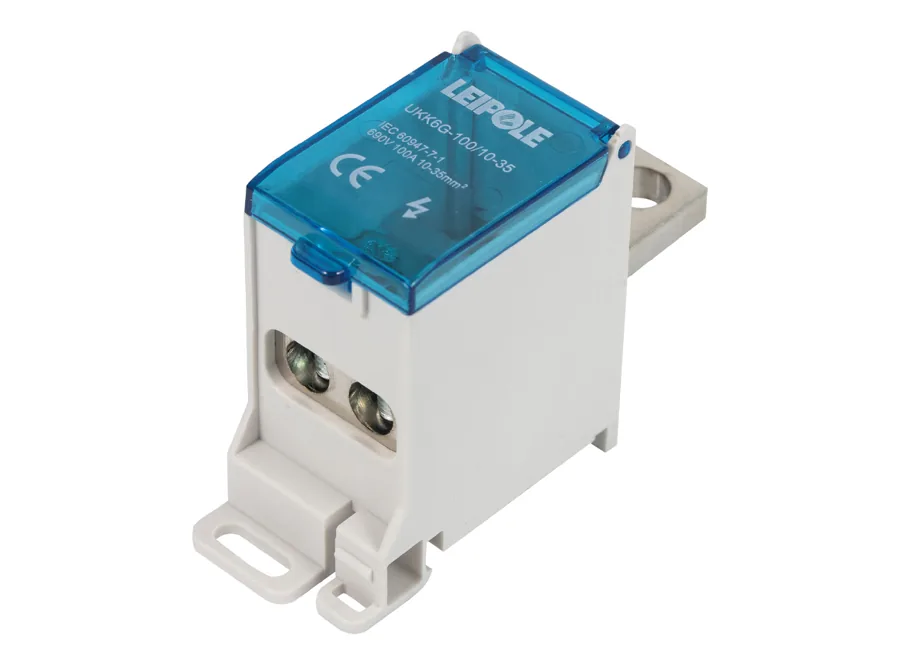 LEIPOLE UKK6G-100/10-35/2X25 Switch Terminal Block 10-35mm² Power Distribution LP-UKK6G-100/10-35/2-25