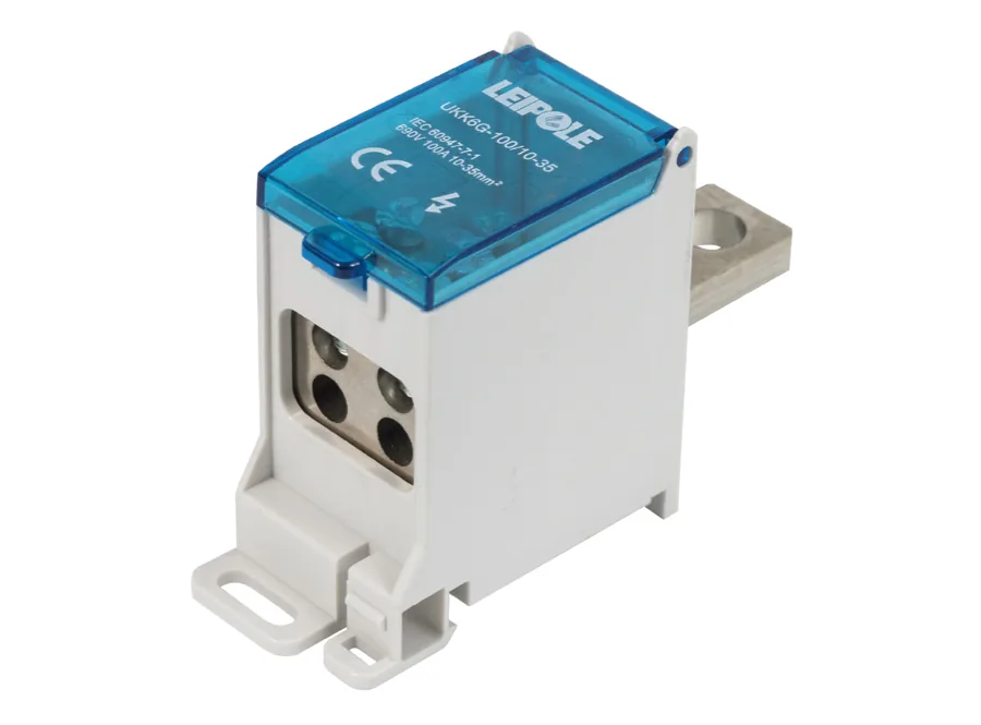 LEIPOLE UKK6G-100/10-35/4X16 Switch Terminal Block 10-35mm² Power Distribution LP-UKK6G-100/10-35/4-16