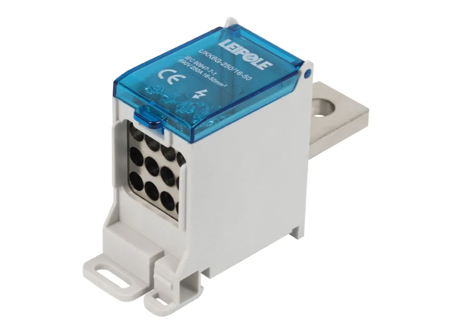 LEIPOLE UKK6G-250/16-50/12X10 Switch Terminal Block 16-50mm² Power Distribution LP-UKK6G-250/16-50/12-10