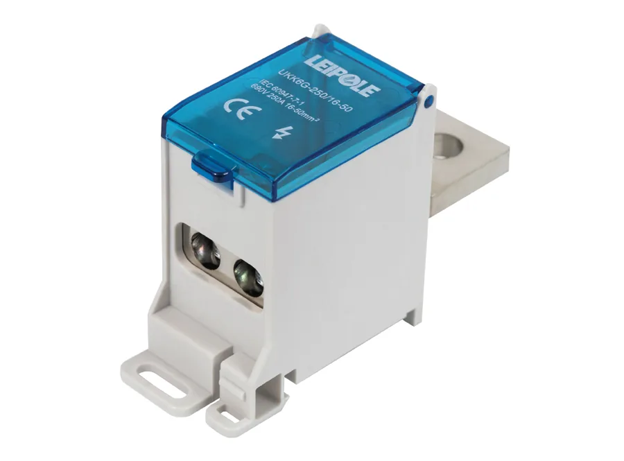 LEIPOLE UKK6G-250/16-50/2X25 Switch Terminal Block 16-50mm² Power Distribution LP-UKK6G-250/16-50/2-25