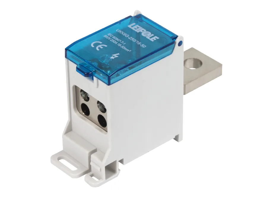LEIPOLE UKK6G-250/16-50/4X16 Switch Terminal Block 16-50mm² Power Distribution LP-UKK6G-250/16-50/4-16
