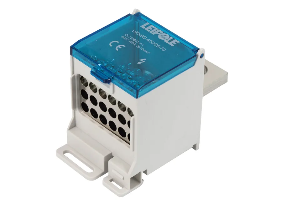 LEIPOLE UKK6G-400/25-70/18X10 Switch Terminal Block 25-70mm² Power Distribution LP-UKK6G-400/25-70/18-10