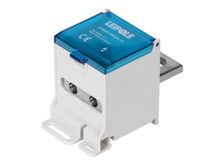 LEIPOLE UKK6G-400/25-70/2X25 Switch Terminal Block 25-70mm² Power Distribution LP-UKK6G-400/25-70/2-25