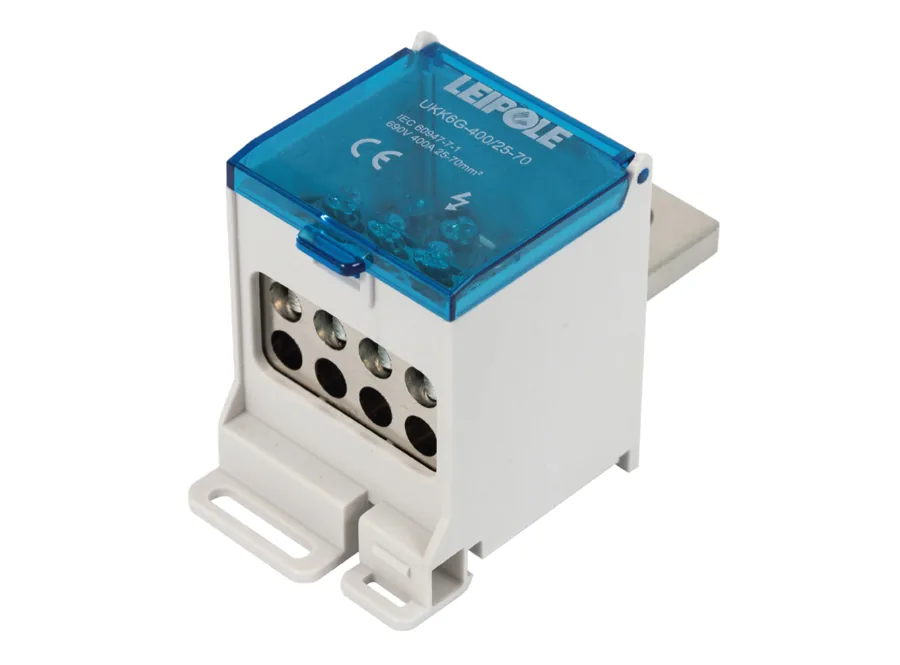 LEIPOLE UKK6G-400/25-70/8X16 Switch Terminal Block 25-70mm² Power Distribution LP-UKK6G-400/25-70/8-16