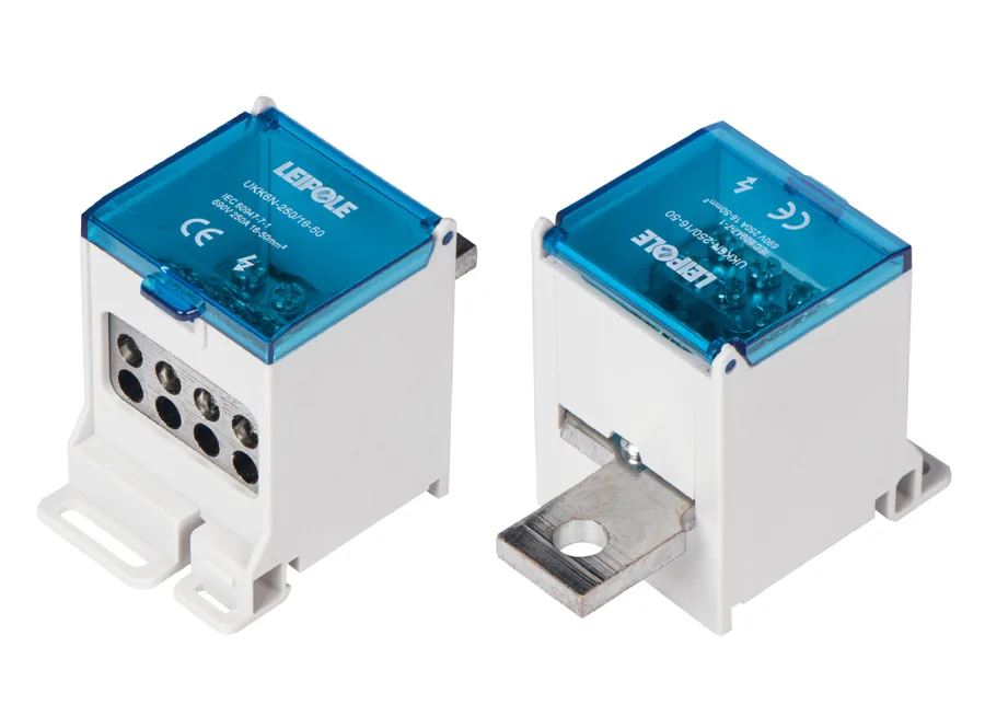 LEIPOLE UKK6N-250/16-50/8X16 Switch Terminal Block 16-50mm² Power Distribution LP-UKK6N-250/16-50/8-16