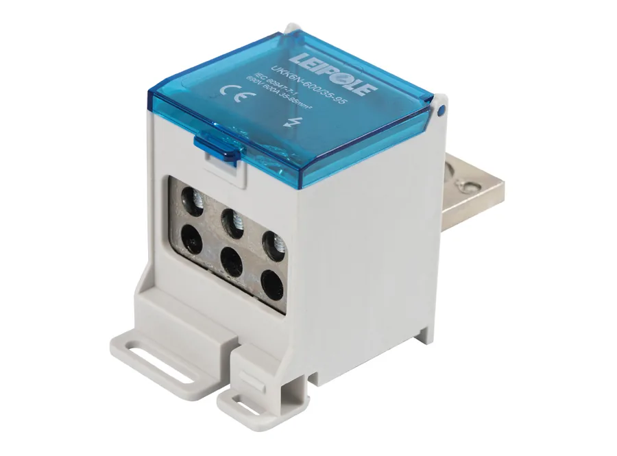 LEIPOLE UKK6N-600/35-95/6X16 Switch Terminal Block 10-35mm² Power Distribution LP-UKK6N-600/35-95/6-16