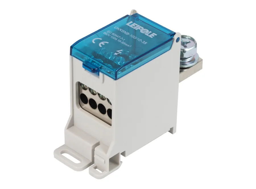 LEIPOLE UKK6NB-100/10-35/8X10 Switch Terminal Block 10-35mm² Power Distribution LP-UKK6NB-100/10-35/8X10