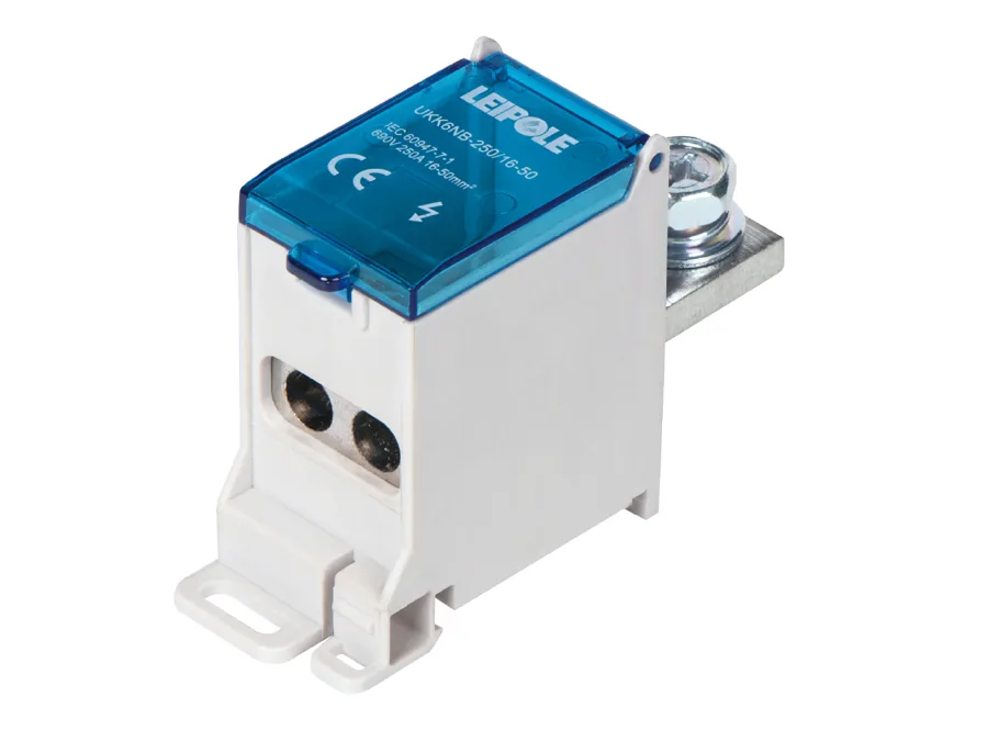 LEIPOLE UKK6NB-250/16-50/2X25 Switch Terminal Block 16-50mm² Power Distribution LP-UKK6NB-250/16-50/2X25