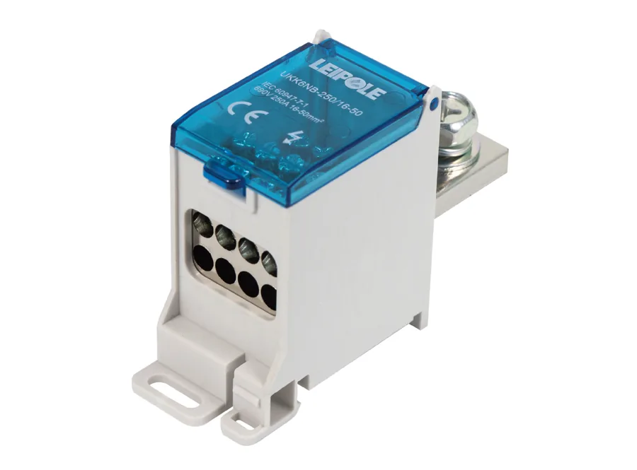 LEIPOLE UKK6NB-250/16-50/8X10 Switch Terminal Block 16-50mm² Power Distribution LP-UKK6NB-250/16-50/8X10