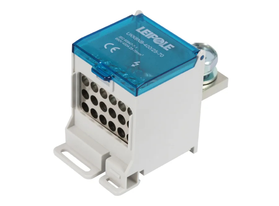 LEIPOLE UKK6NB-400/25-70/18X10 Switch Terminal Block 25-70mm² Power Distribution LP-UKK6NB-400/25-70/18X10
