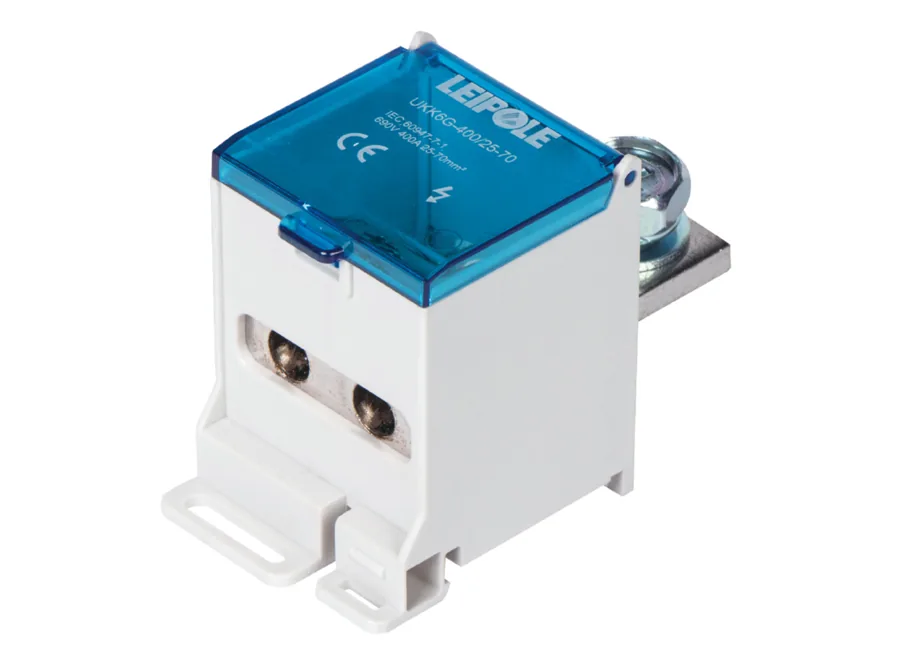 LEIPOLE UKK6NB-400/25-70/2X25 Switch Terminal Block 25-70mm² Power Distribution LP-UKK6NB-400/25-70/2X25