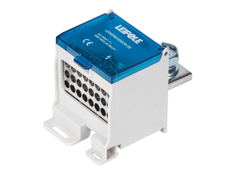 LEIPOLE UKK6NB-600/35-95/24X6 Switch Terminal Block 35-95mm² Power Distribution LP-UKK6NB-600/35-95/24X6